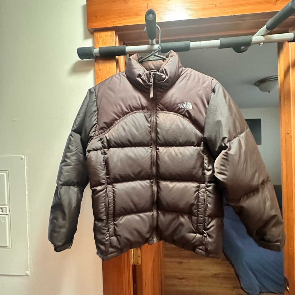 The North Face Brown Down Puffer Jacket